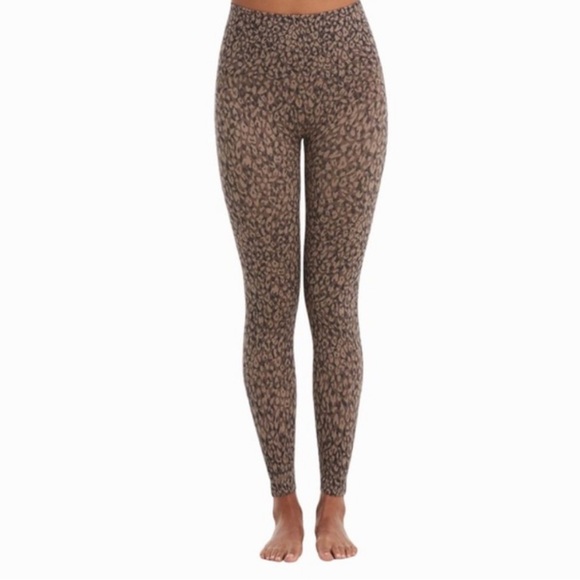 Leopard Print Spanx Leggings - Picture 1 of 5